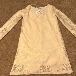 Ivory lace dress